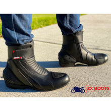 Load image into Gallery viewer, High Performance Touring Boot Waterproof with Zip and Velcro.