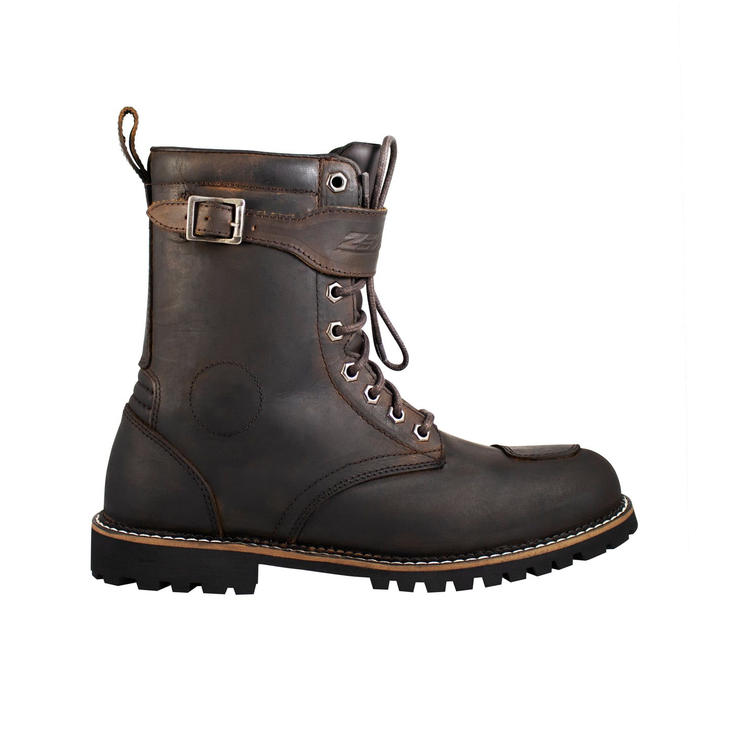 High Performance CE Certified Cafe Racer Style Boot Waterproof with Zip and Laces