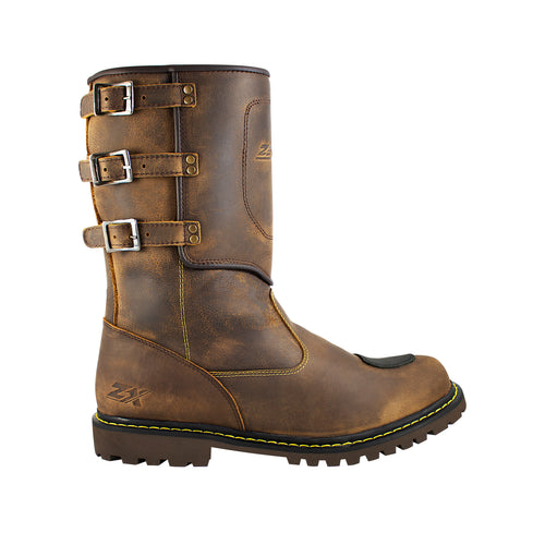 High Performance CE Certified Leather Touring Boot Waterproof with Zip