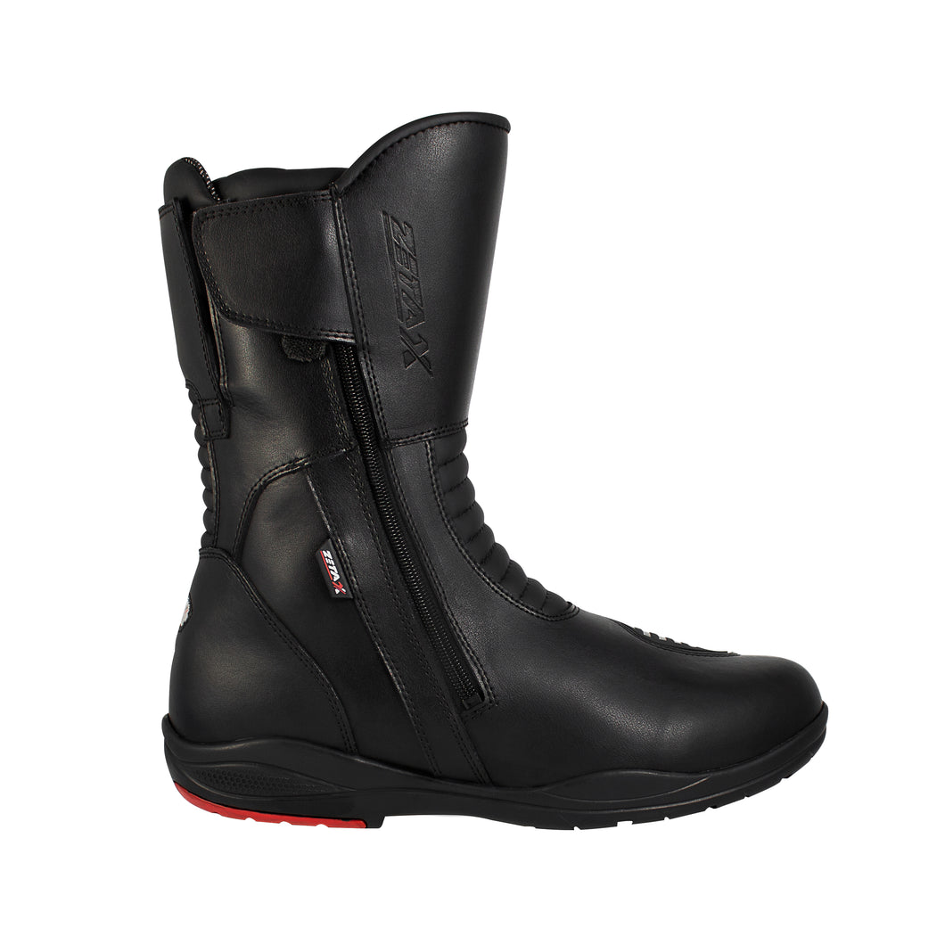 High Performance PU Coated Leather Touring Boot Waterproof with a 