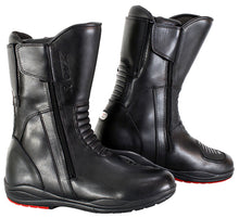 Load image into Gallery viewer, High Performance PU Coated Leather Touring Boot Waterproof with a Zip and Velcro strap