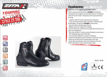 Load image into Gallery viewer, High Performance Touring Boot Waterproof with Zip and Velcro.